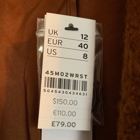 NEW TopShop boucle long coat - Picture 6 of 10